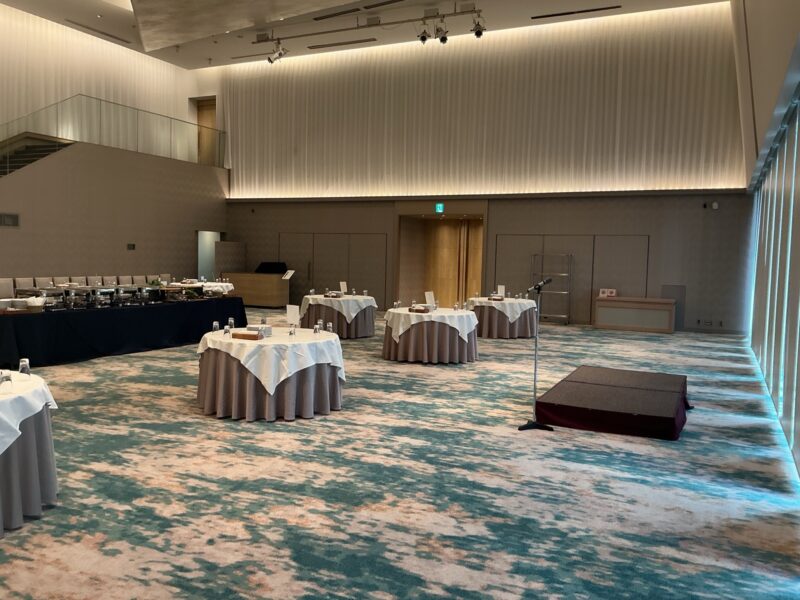 福岡県での出張マジック会場の様子