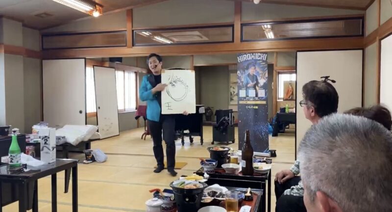 出張マジックの様子