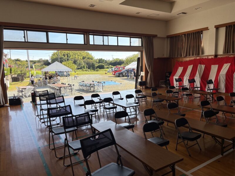 秋祭り会場の様子