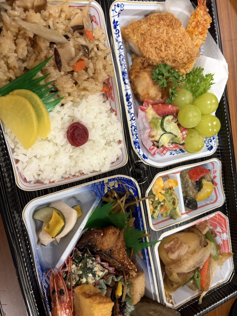 お客様からいただいたお弁当