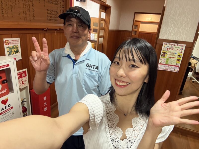 主催者とご担当パフォーマーとの写真