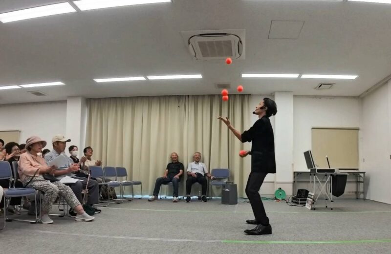 マジックショー中の様子